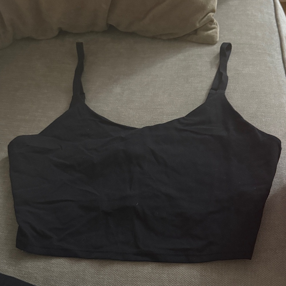 Athleta Like NEW Black Cropped Tank Top